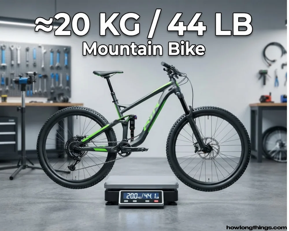 A Full-Suspension Mountain Bike of 20 kg