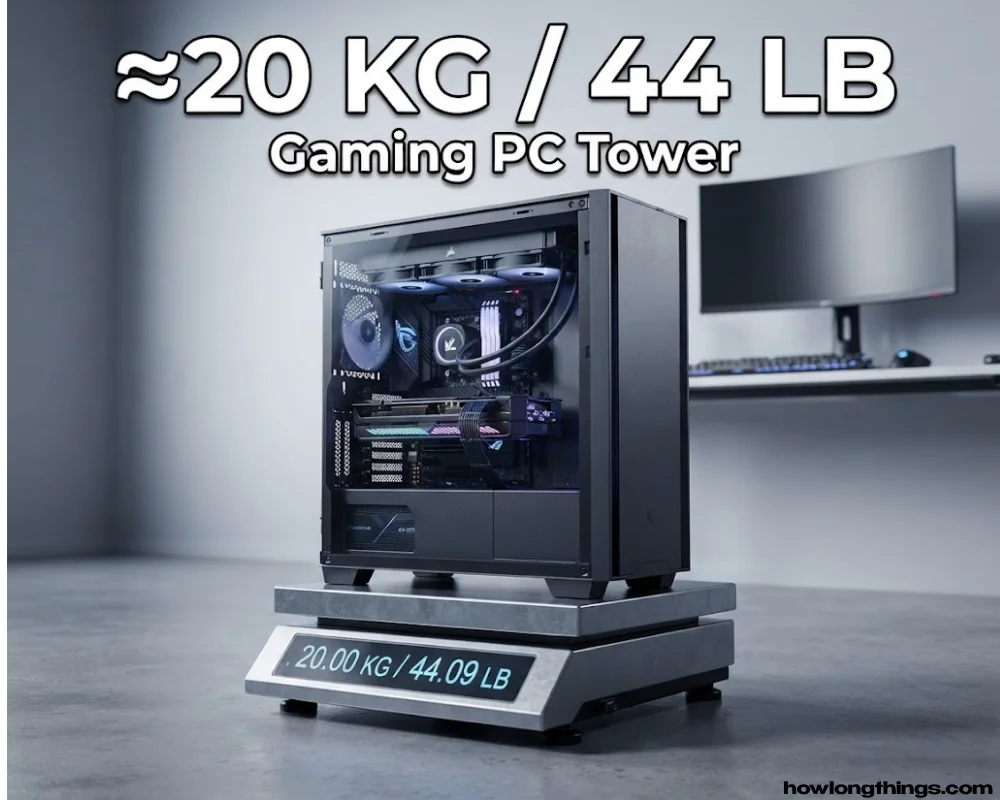 A Gaming Desktop PC Tower of 20 kg