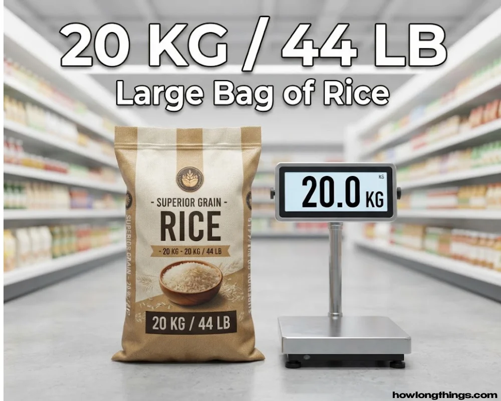 A Large Bag of Rice of 20 kg heavy