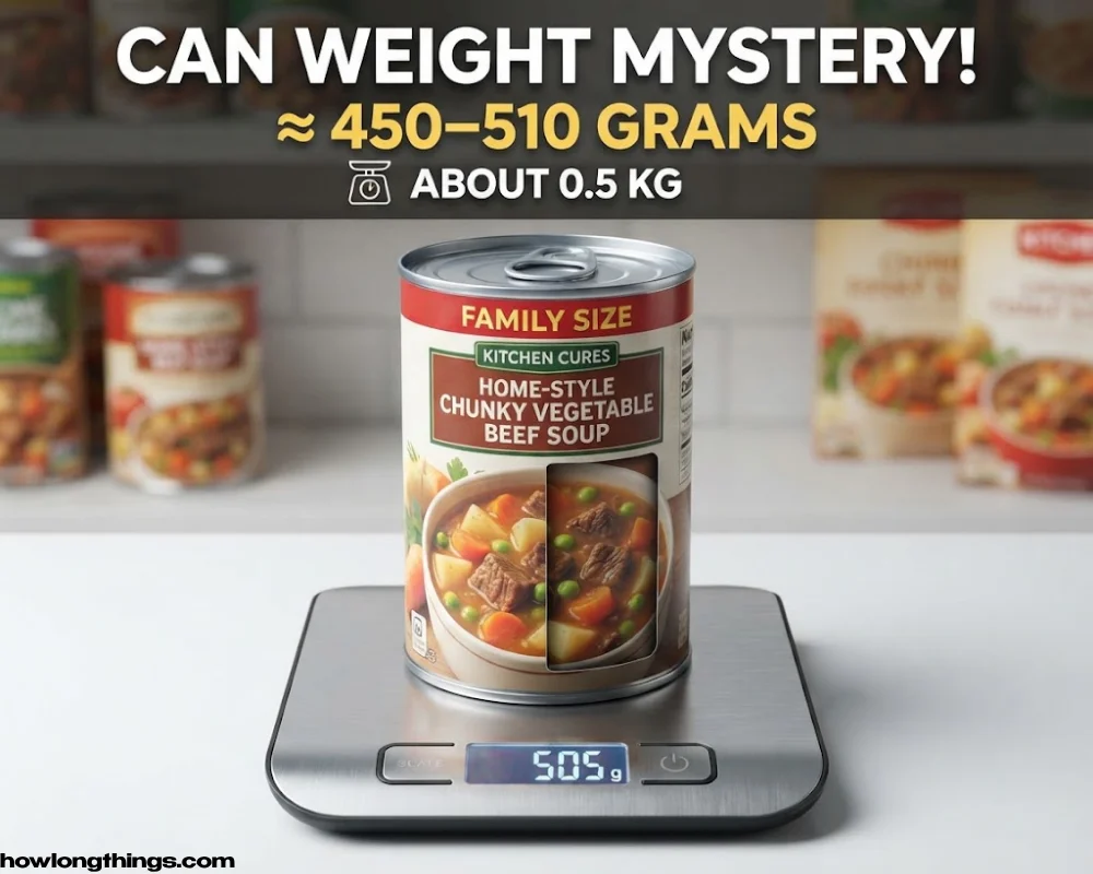 a 500 grams A Large Can of Soup