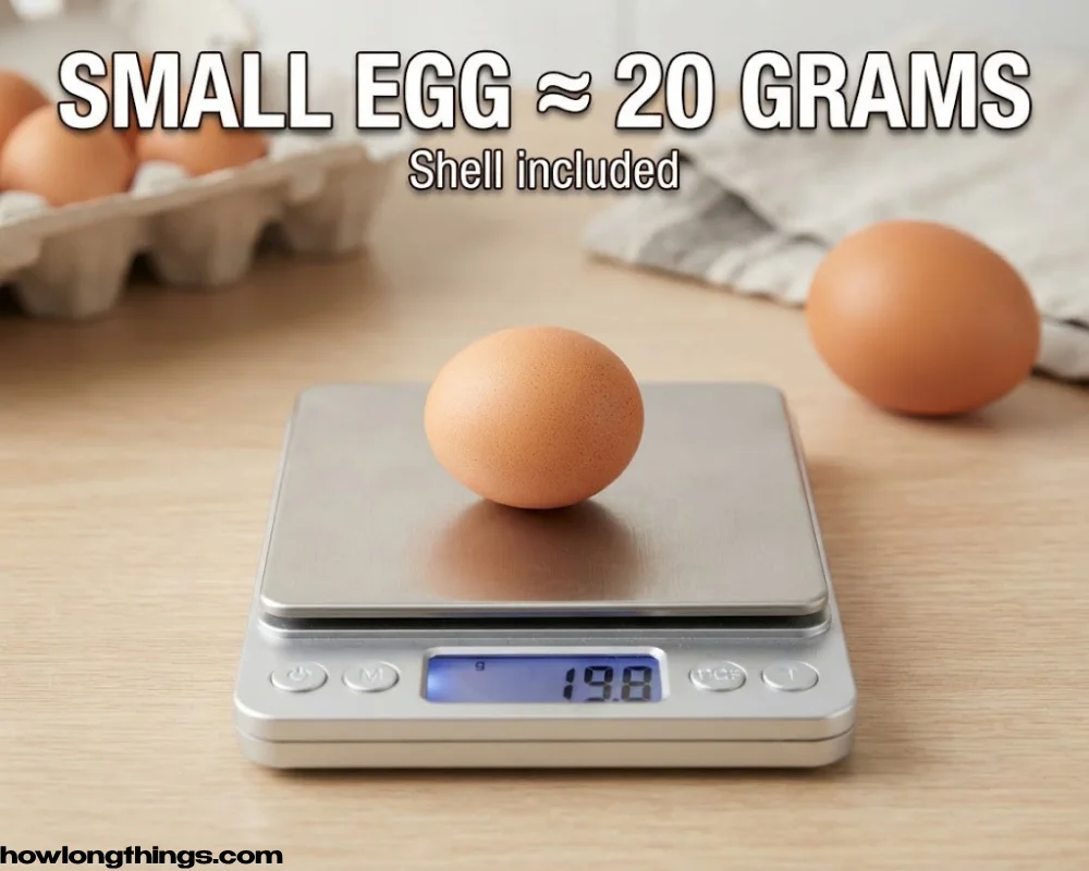 A Small Egg of 20 grams