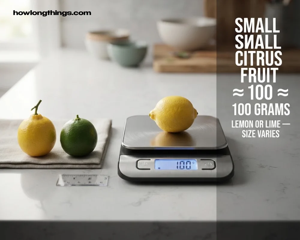 A Small Lemon or Lime of 100 grams