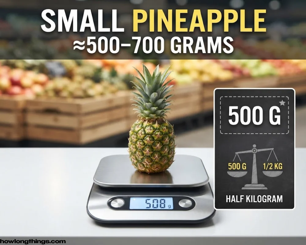 A Small Pineapple around 500 grams