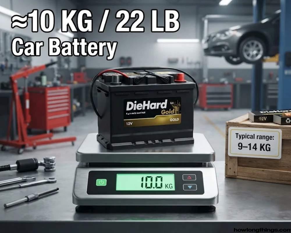 A Standard Car Battery