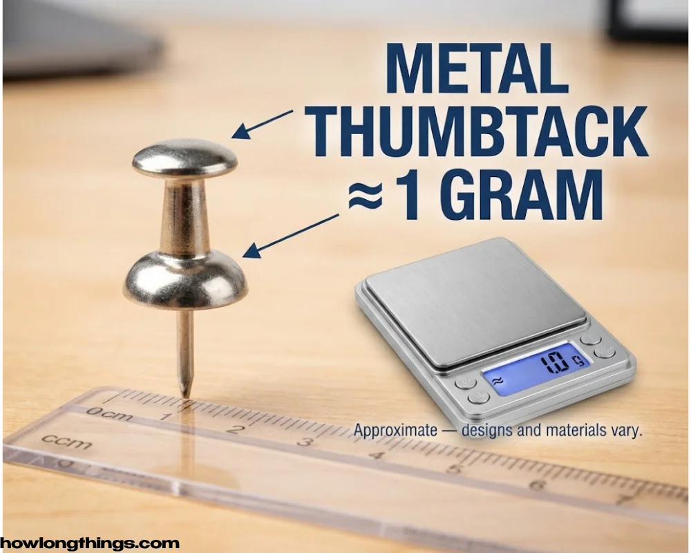 Metal Thumbtack — ≈ 1 Gram