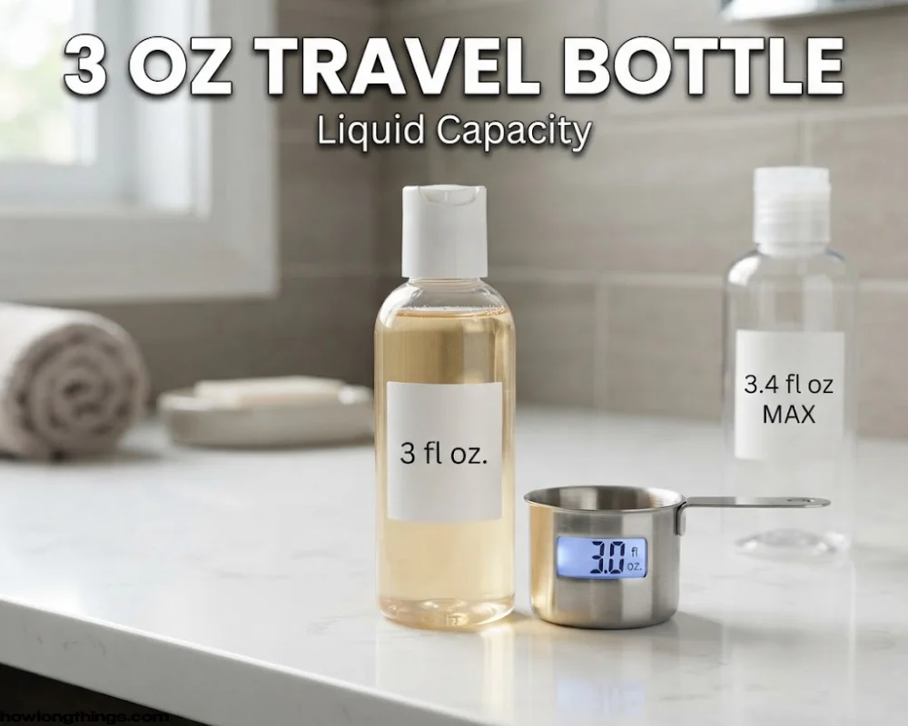 A Travel-Size Toiletry Bottle