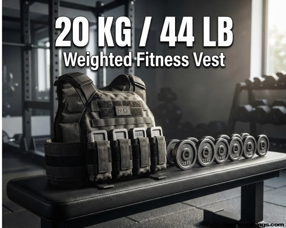 A Weighted Fitness Vest of 20 kg