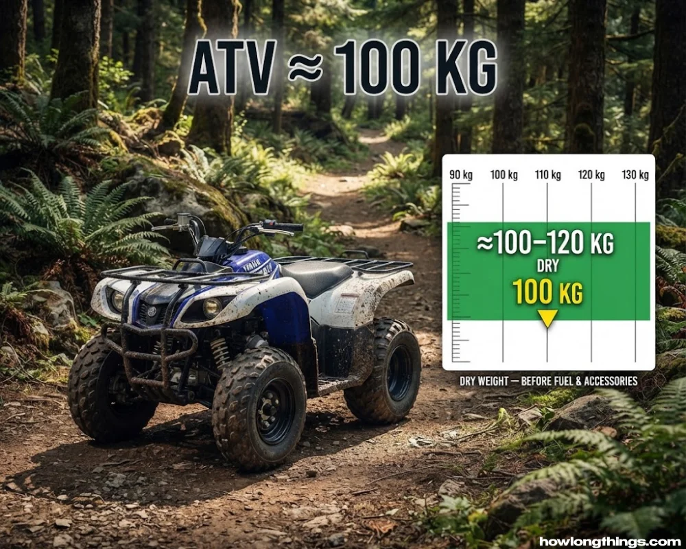 ATV or Four-Wheeler around 100 kg
