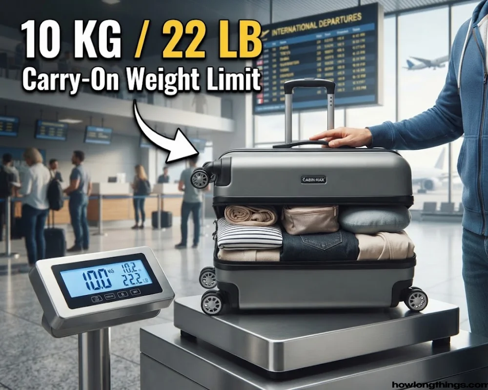 An International Carry-On Suitcase Limit