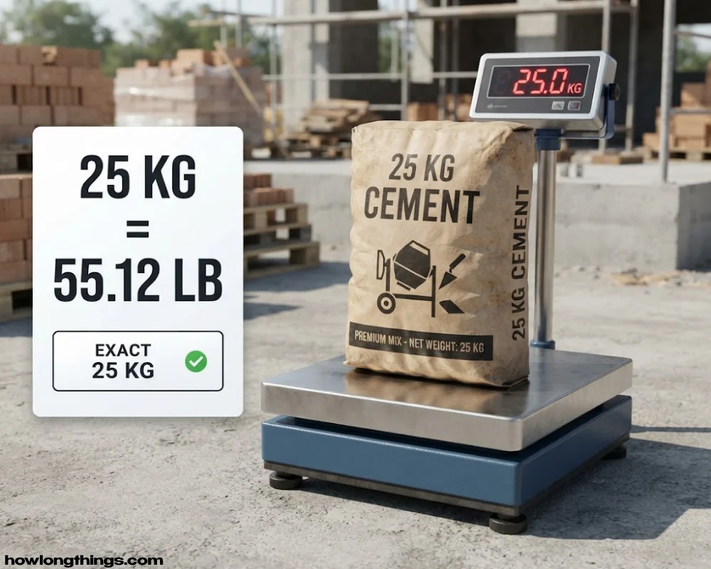 Bag of Cement of 25 kg