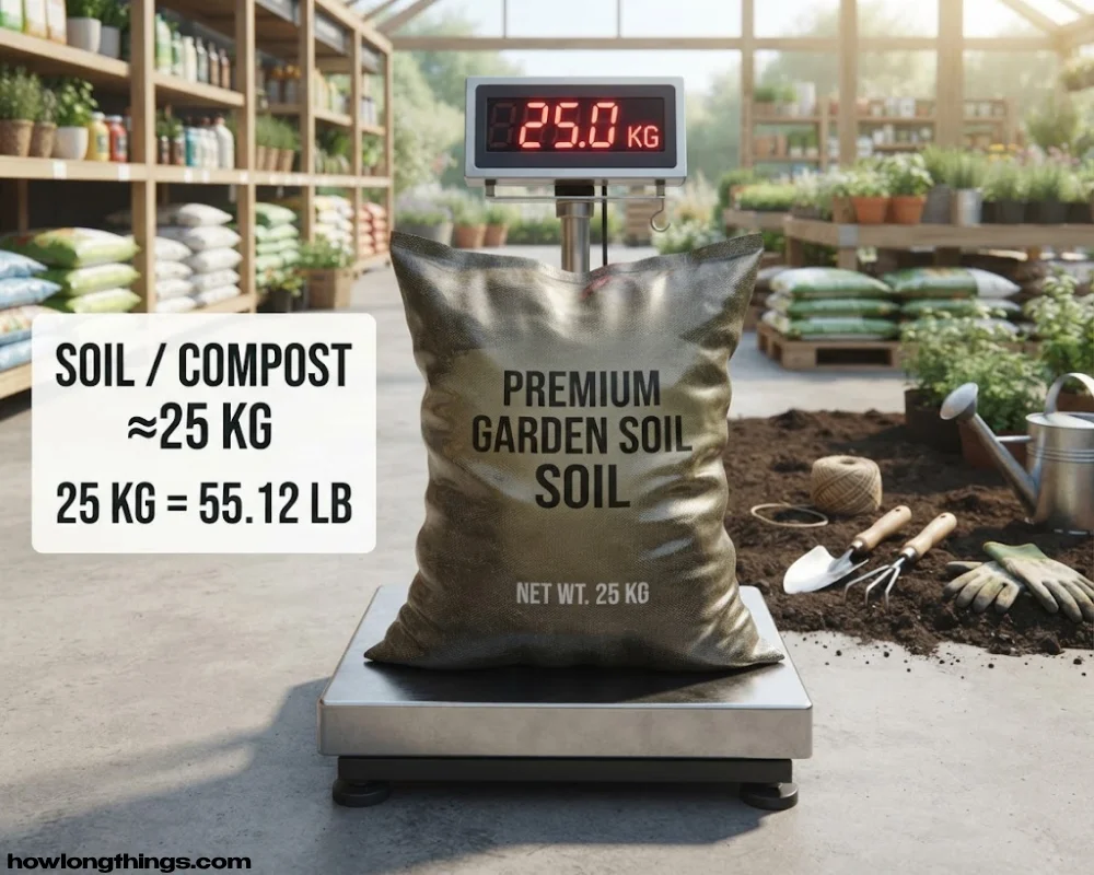Bag of Soil or Compost of 25 kg