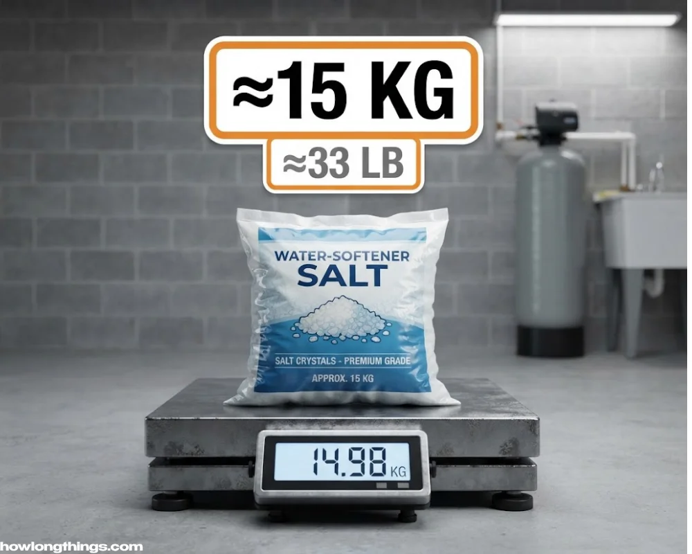 15kilograms bag of water softener salt