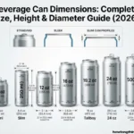 Beverage Can Dimensions: Complete Size, Height & Diameter Guide (2026) Beverage Can Dimensions: Complete Size, Height & Diameter Guide (2026)