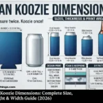 Can Koozie Dimensions: Complete Size, Height & Width Guide (2026) Can Koozie Dimensions: Complete Size, Height & Width Guide (2026)