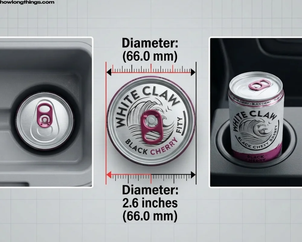 Diameter of a 12 oz White Claw Can (White Claw Can Dimensions)