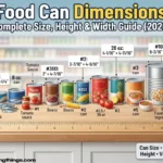 Food Can Dimensions: Complete Size, Height & Width Guide (2026) Food Can Dimensions: Complete Size, Height & Width Guide (2026)