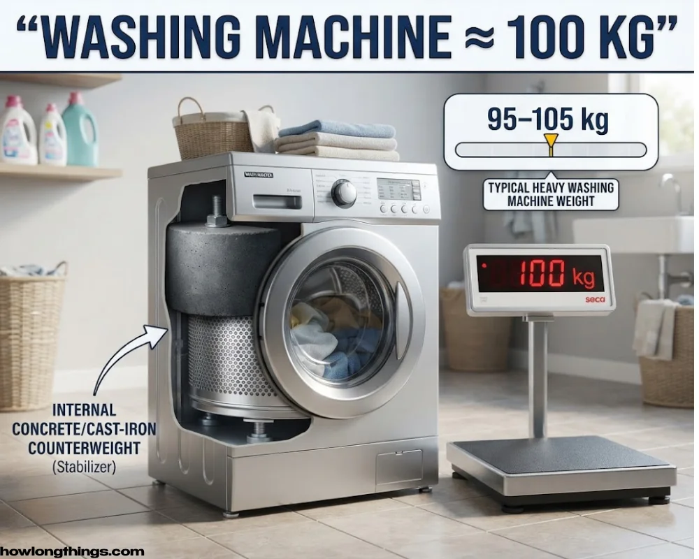 Front-Loading Washing Machine around 100 kg