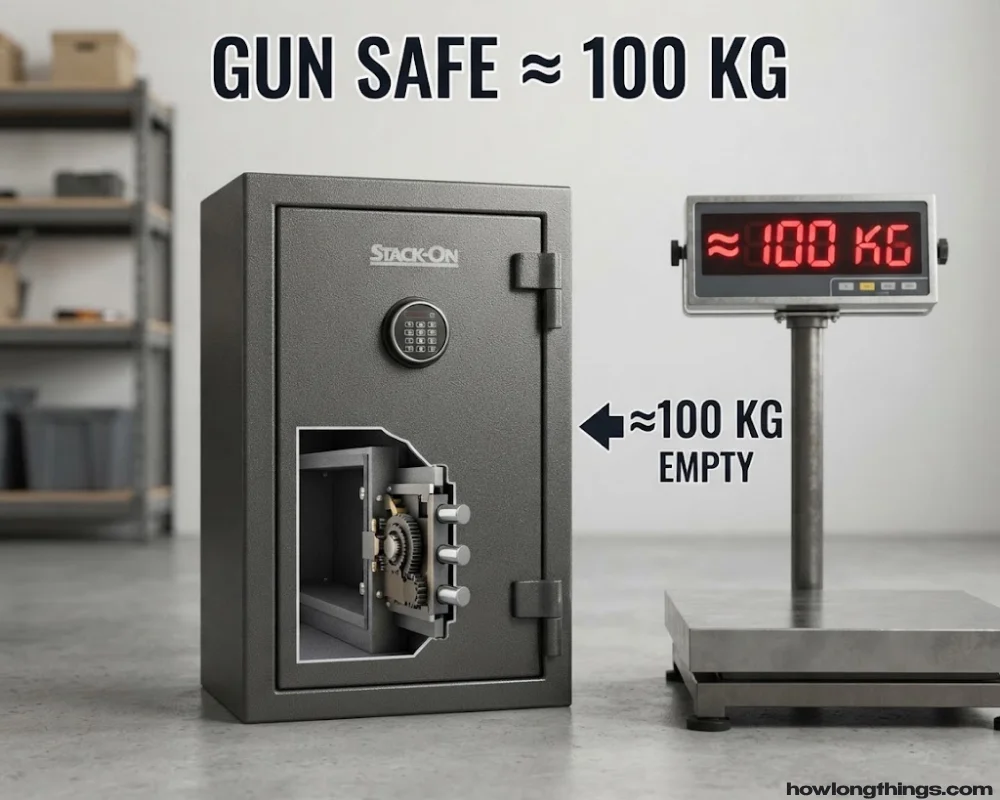 Full-Size Gun Safe of 100kg heavy