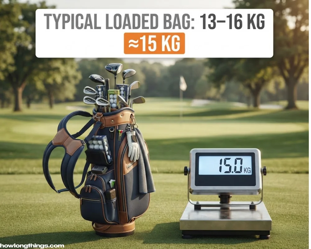 Fully Loaded Golf Bag of 15 kg