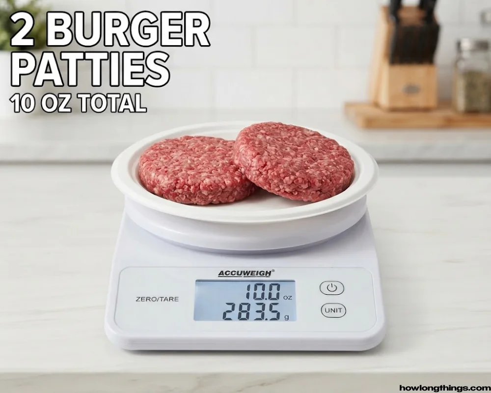 Ground Beef for Two Burger Patties