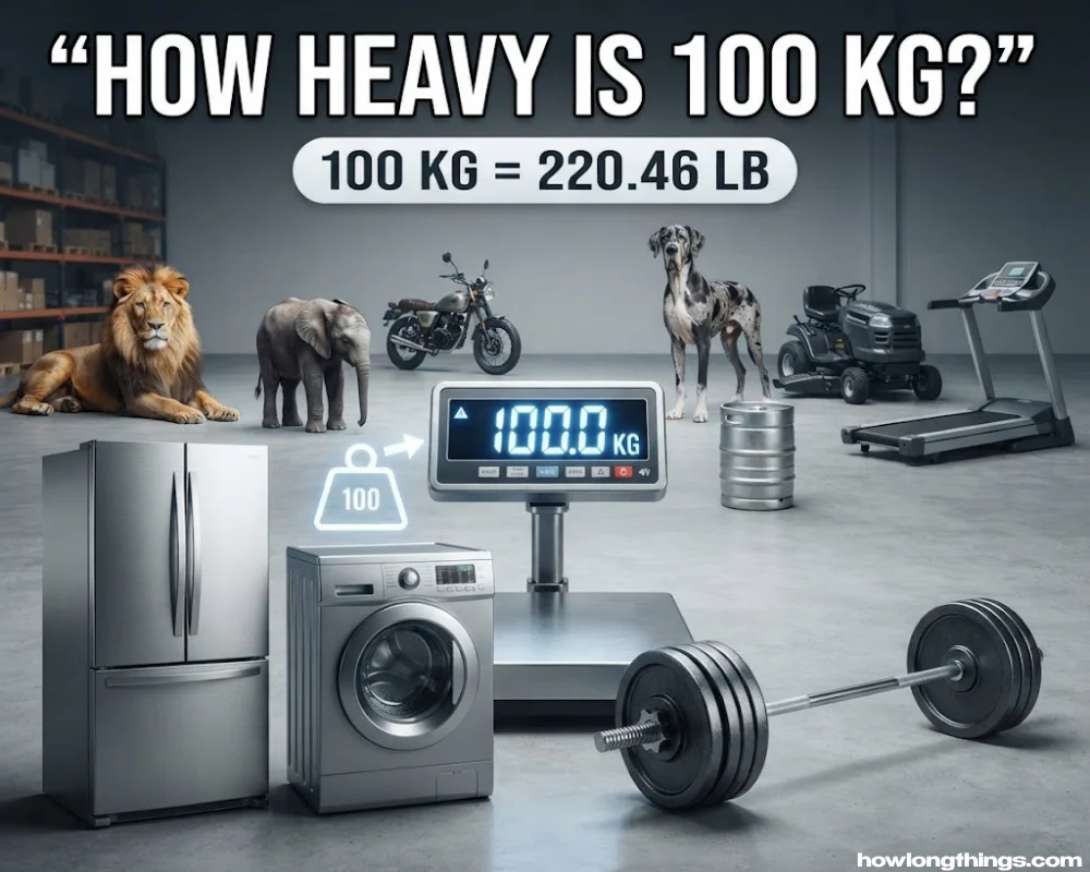 100 kg Heavy 17 Easy Real-Life Examples to Visualize 100 Kilograms