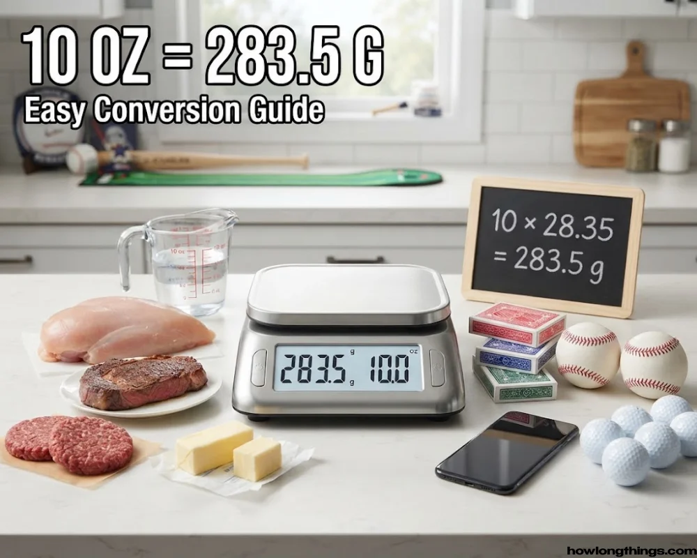 How Many Grams Is 10 Oz? Easy 10 Oz to Grams Conversion+8 examples