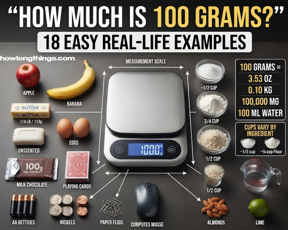 How Much Is 100 Grams? 18 Easy Weight Conversion Examples & Guide