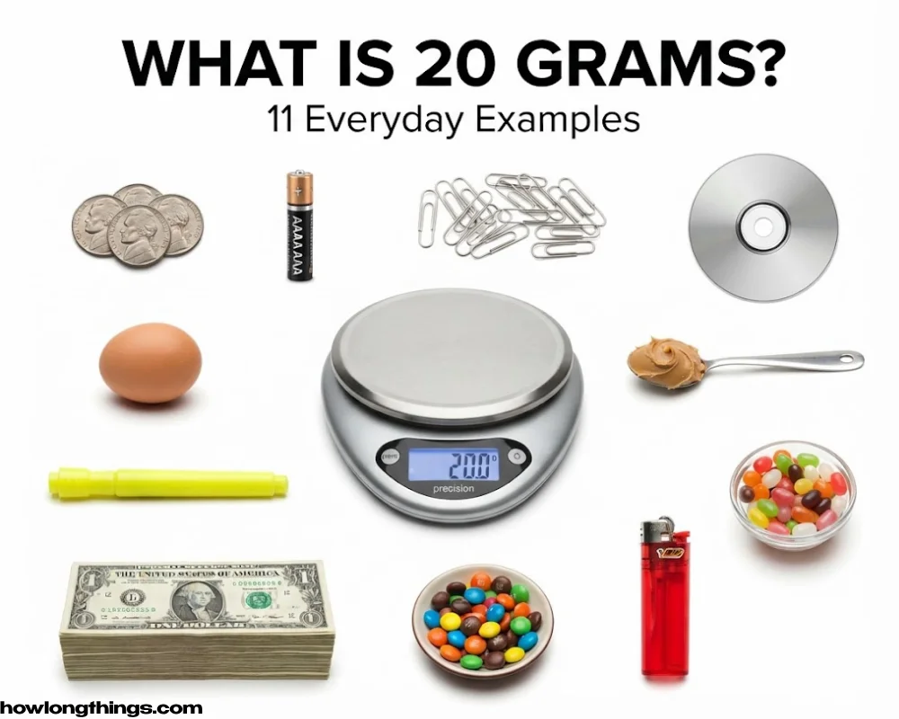 How Much Is 20 Grams? Easy Conversion Guide + 11 Examples