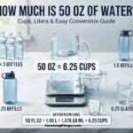 How Much Is 50 Oz of Water? Cups, Liters & Easy Conversion Guide How Much Is 50 Oz of Water? Cups, Liters & Easy Conversion Guide