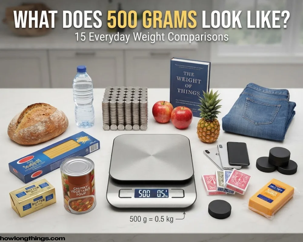 How Much Is 500 Grams? 15 Easy Ways to Visualize It