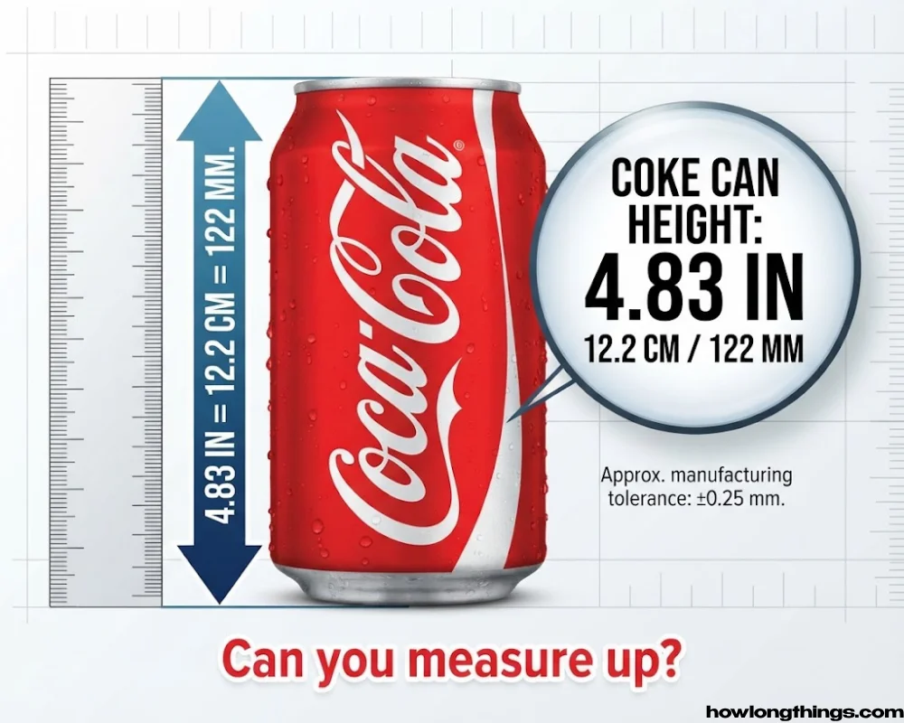How Tall Is a Standard Coke Can?