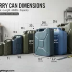 Jerry Can Dimensions: Complete Easy Size, Height & Width Guide (2026) Jerry Can Dimensions: Complete Easy Size, Height & Width Guide (2026)