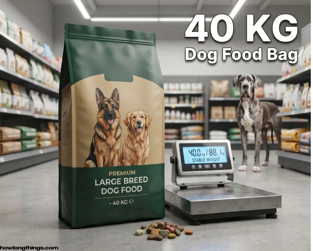 Large Bag of Premium Dog Food 40 kg heavy
