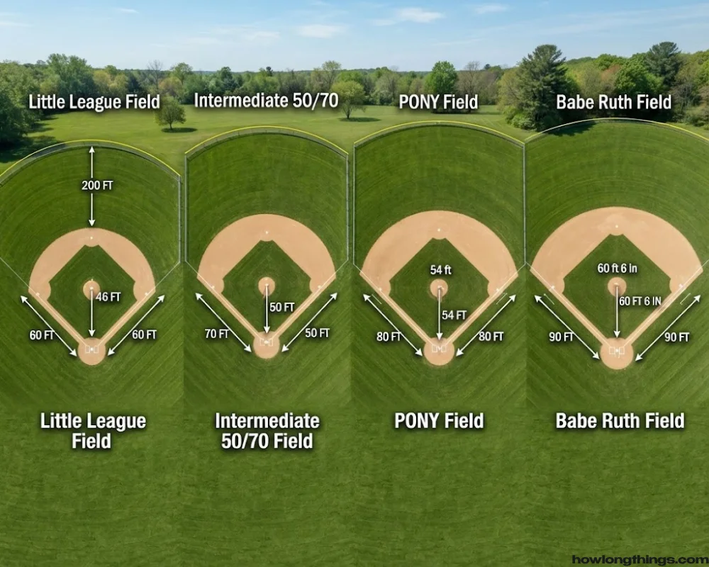 Little League, Intermediate, PONY and Babe Ruth