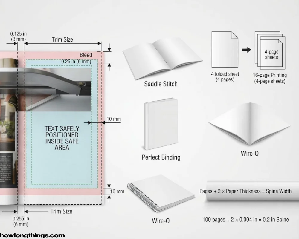 Magazine Size for Print: Trim, Bleed and Binding