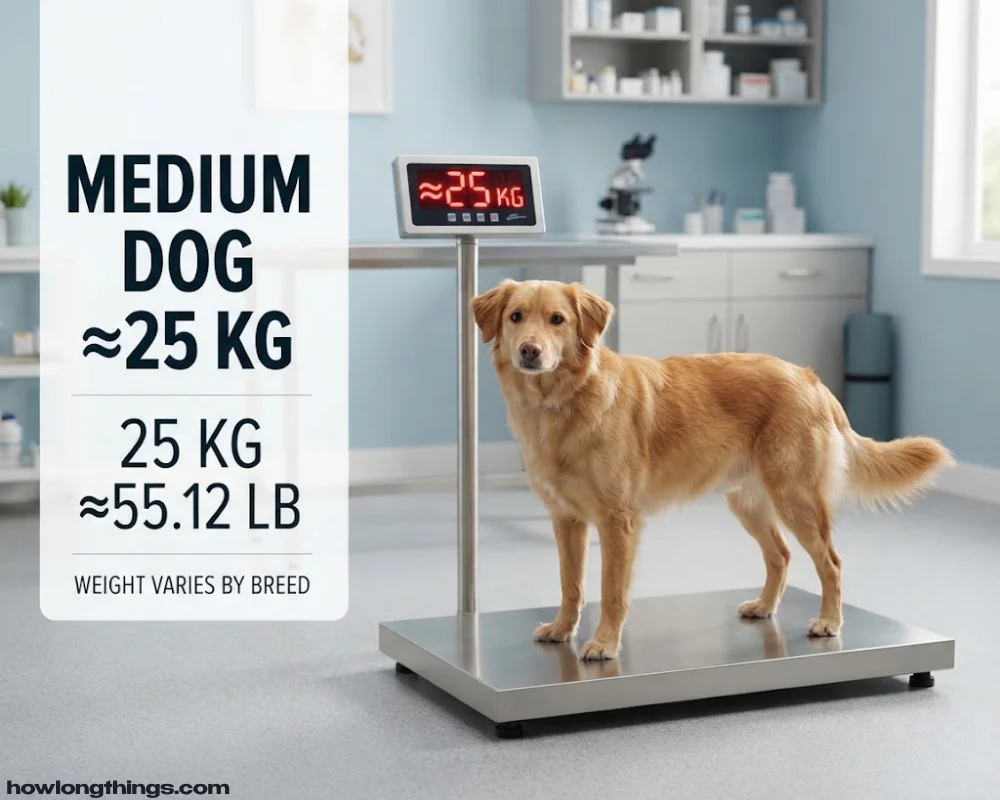 Medium-Sized Dog around 25 kg
