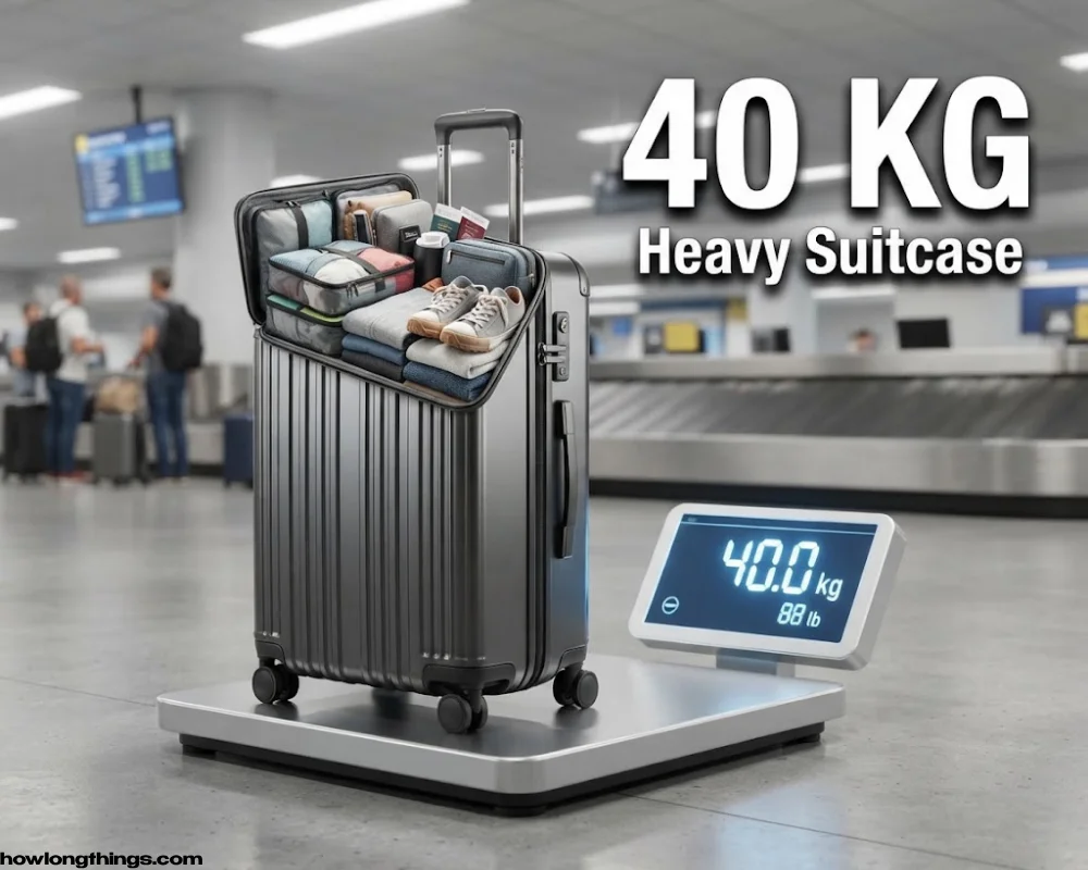 Packed Airline Carry-On (Premium Checked Allowance) of 40 kg