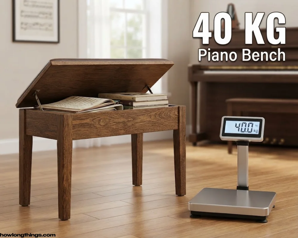 Piano Bench with Storage of 40 kg