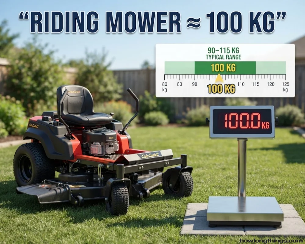 Riding Lawn Mower around 100kg