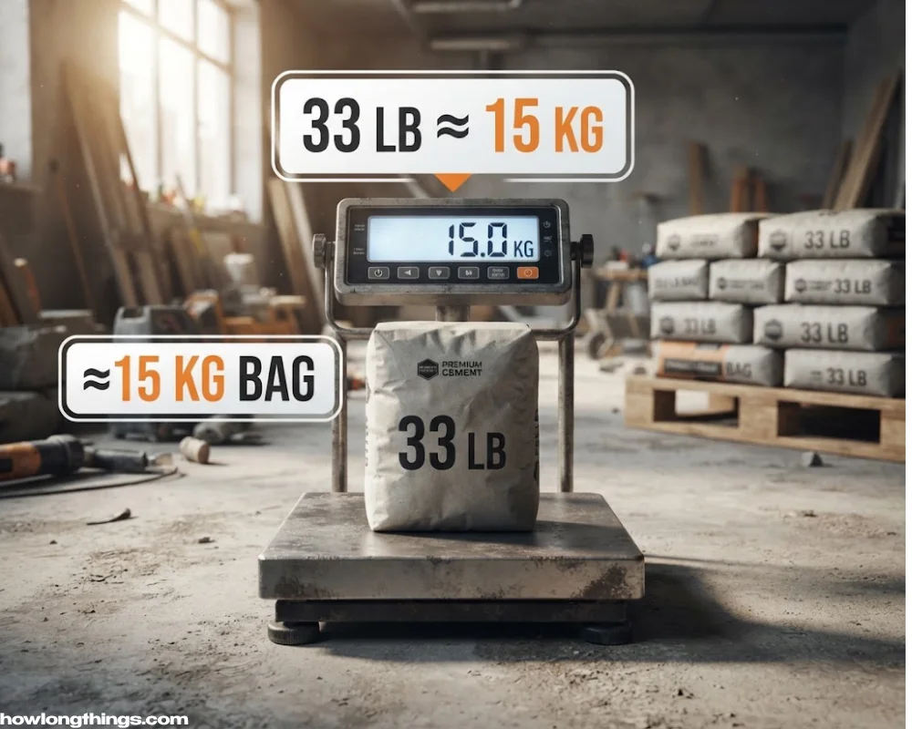 Small Bag of Cement of 15 kg