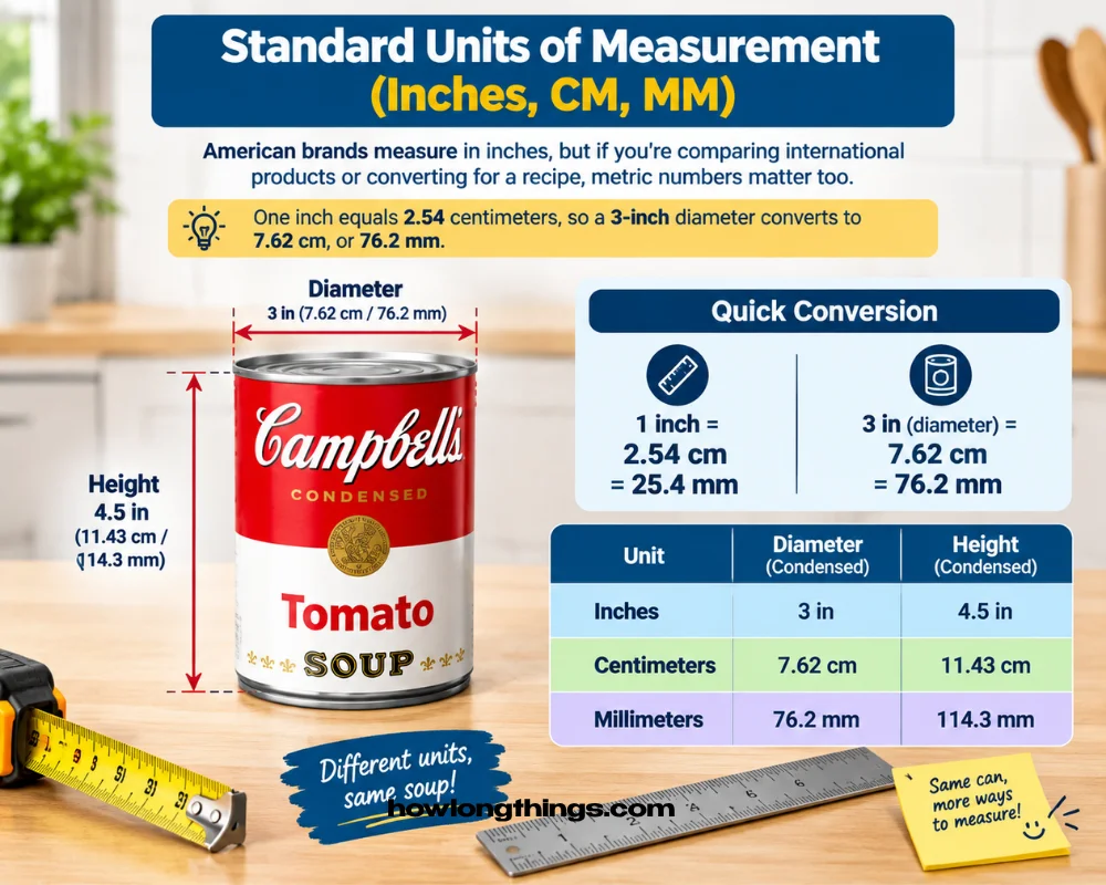 Standard Units of Measurement (Inches, CM, MM)