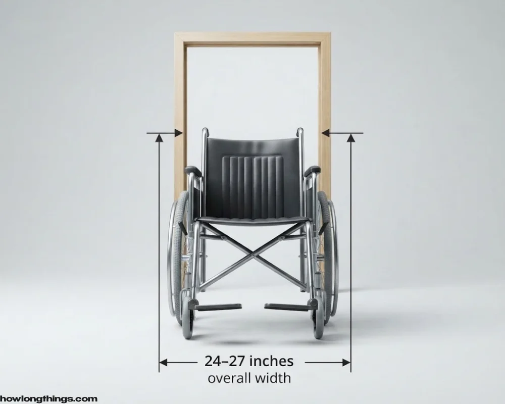 Standard wheelchair width