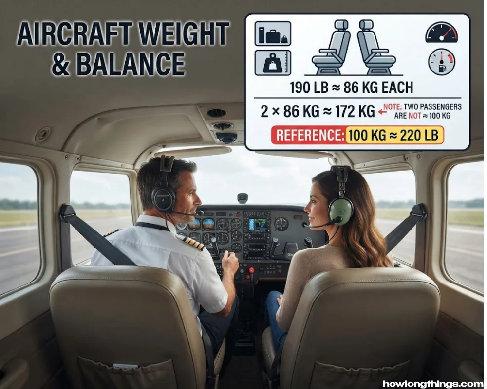 Two Adult Passengers around 100kg