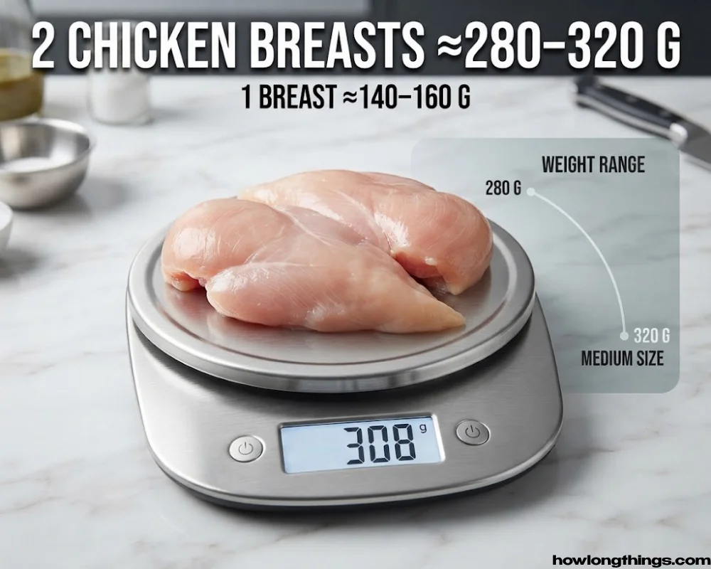 Two Chicken Breasts of 300 grams