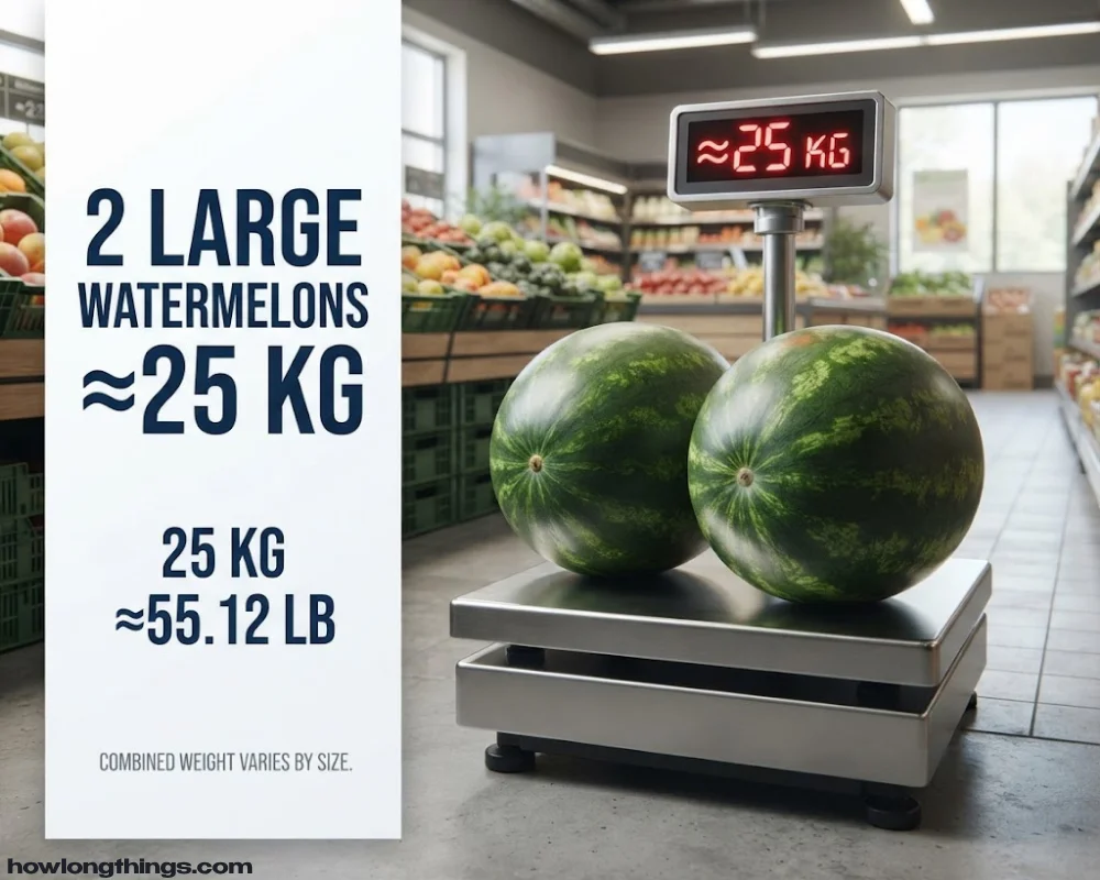Two Large Watermelons around 25 kg