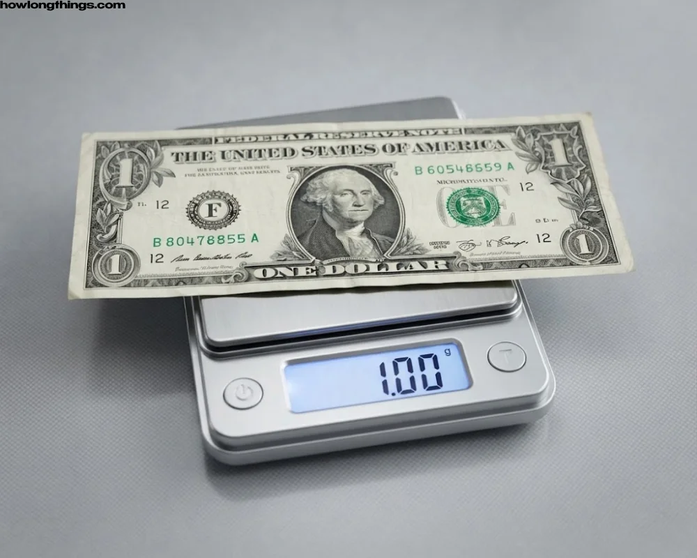 Width of US dollar bill