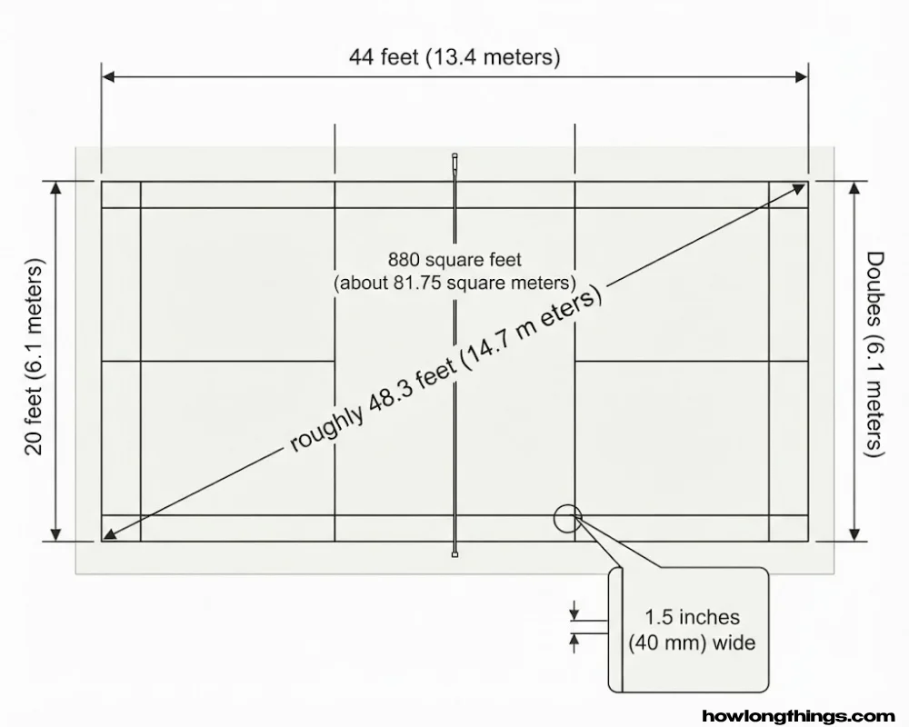 What Are the Official Badminton Court Dimensions?