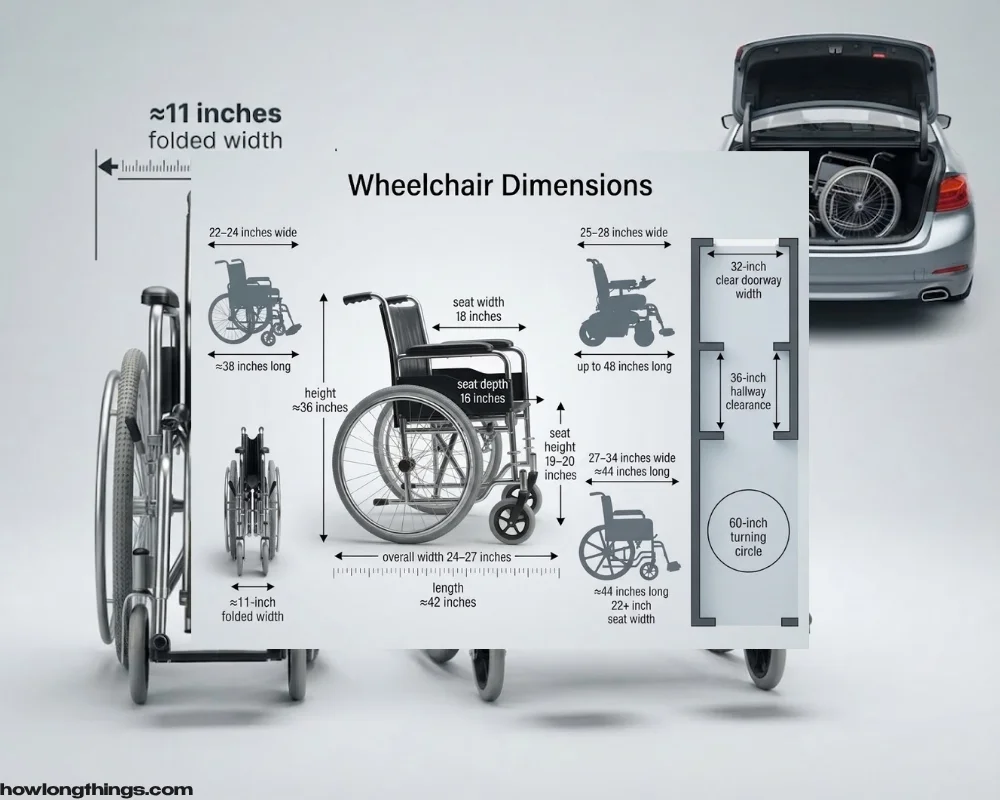 Wheelchair Dimensions: Complete Size & Width Guide (2026)