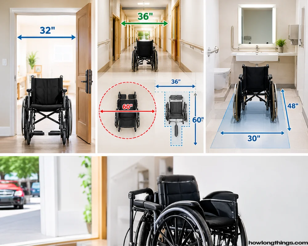 Wheelchair Dimensions and Doorway & Space Clearance