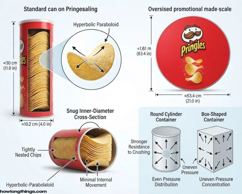 Why the Pringles Can Is Shaped This Way
